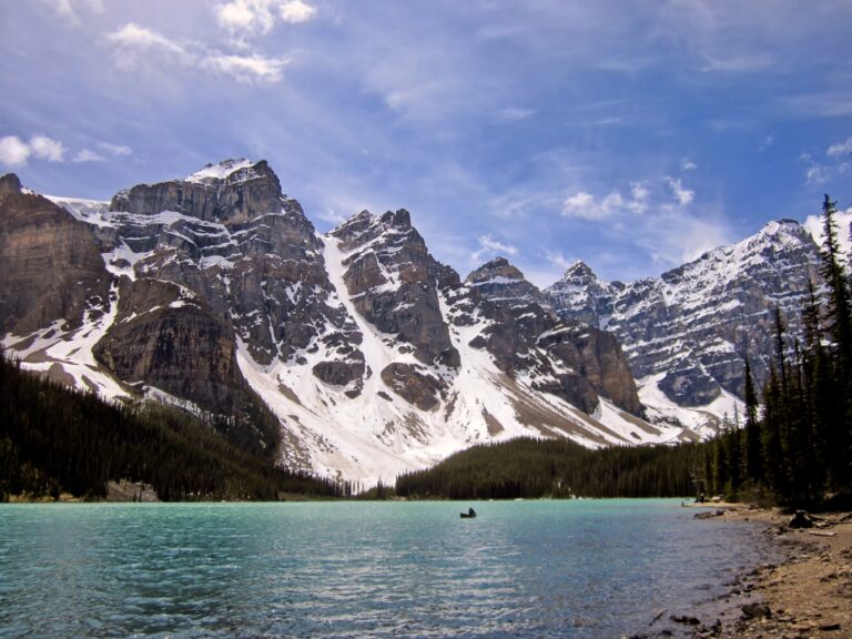 View of Moraine Lake, Alberta