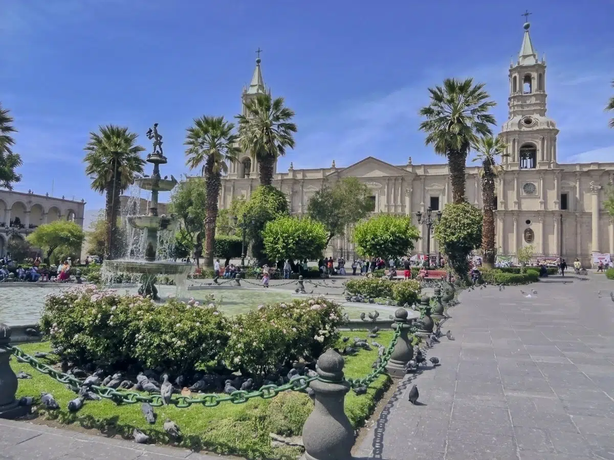 Plaza de Armas - Where to Stay in Arequipa