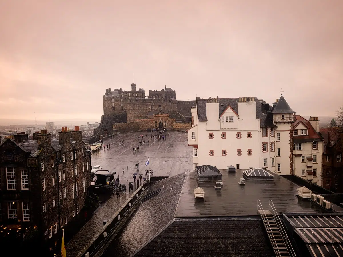 Edinburgh with Kids - View of Edinburgh Castle